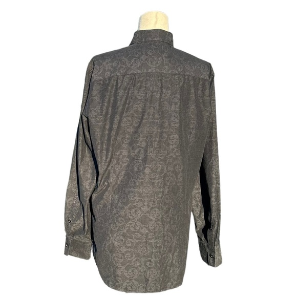 Versace Collection Trend Button Up Long Sleeve Shirt - Picture 5 of 11